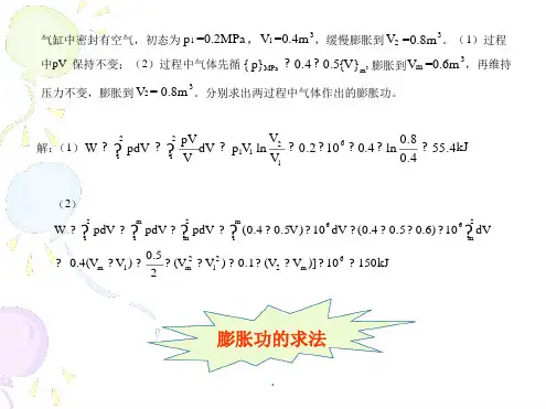 工程热力学课程复习第四版课件