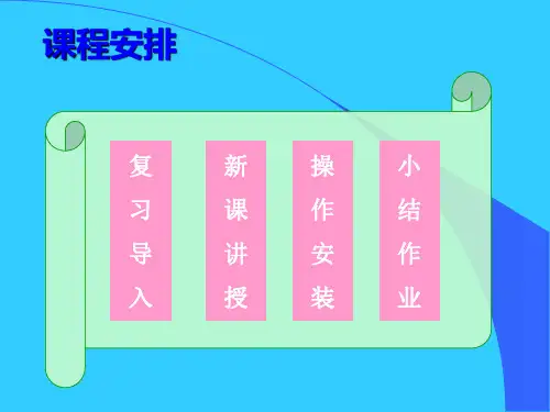 三相异步电动机连续控制线路安装