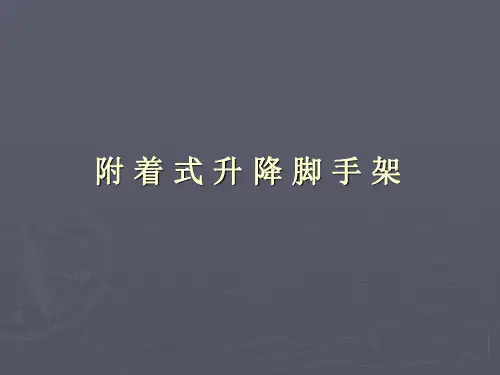 2讲课(附着式升降脚手架)(课件)