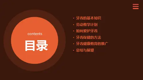 我的牙齿我爱护(课件)小学劳动一年级上册(人教版)