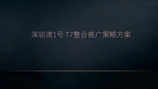 深圳湾1号T7策略推广方案