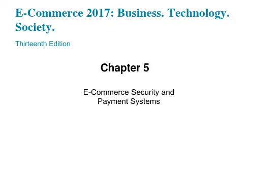 电子商务英文版最新课件ec13_ppt_ch05_accessible