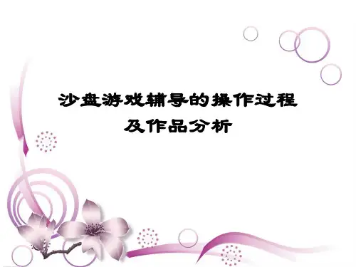 沙盘游戏操作过程及作品分析课件
