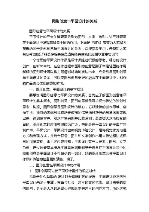 图形创意与平面设计的关系