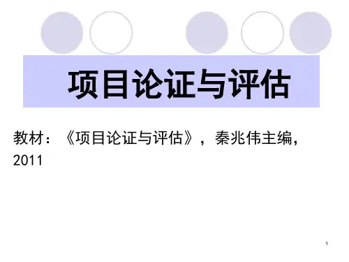 项目评估概述精品PPT课件