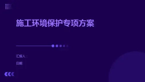 施工环境保护专项方案