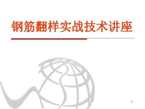 钢筋翻样基础知识及工程量计算图文精讲(253页)
