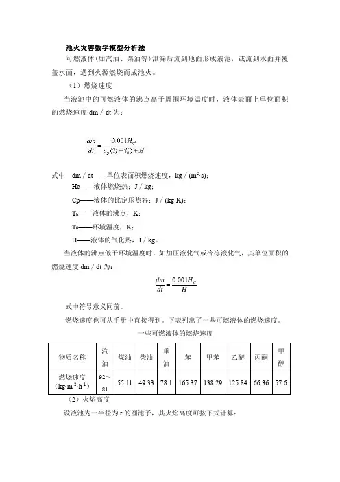 池火分析方法介绍
