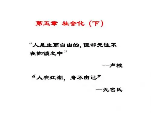社会学导论6