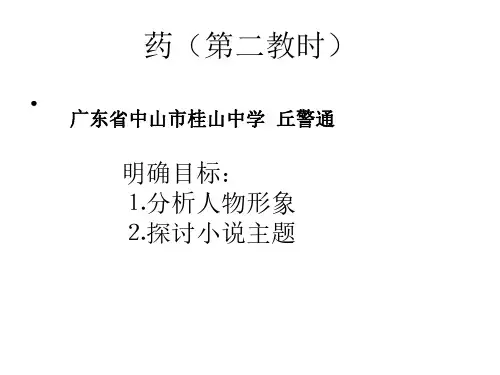 高二语文药课件1