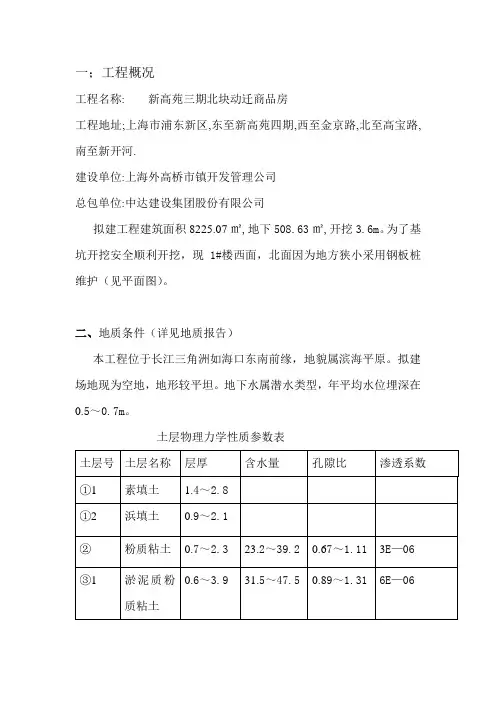 钢板桩方案