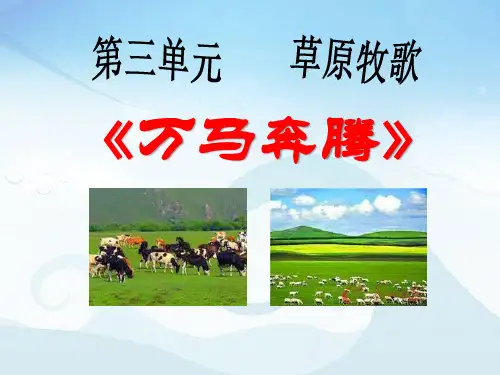《万马奔腾》七年级音乐上册PPT课件(2篇)