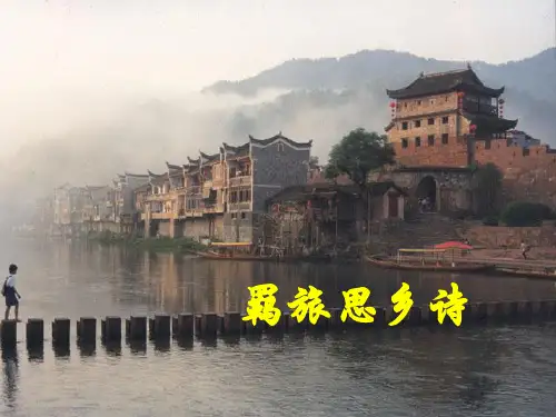 2023届高考专题复习：羁旅思乡诗鉴赏专题  精美课件46页
