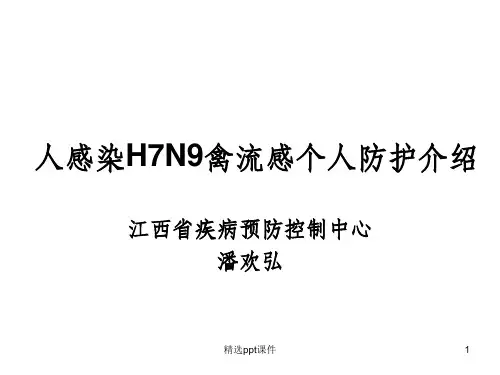 人感染H7N9禽流感个人防护介绍ppt课件