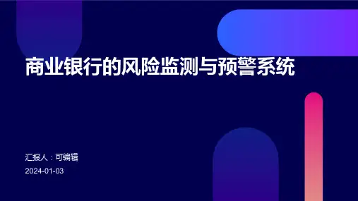 商业银行的风险监测与预警系统