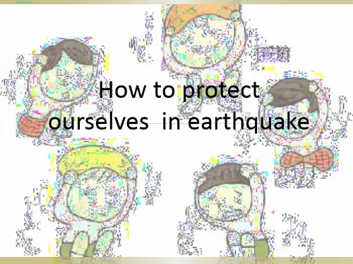 地震安全知识  英语