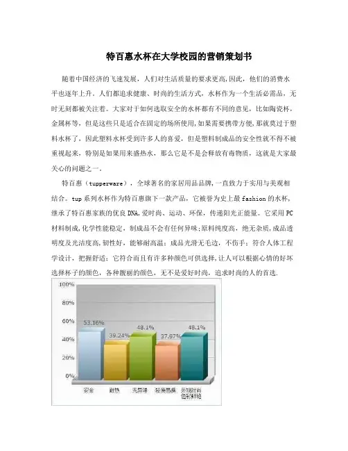 特百惠水杯在大学校园的营销策划书