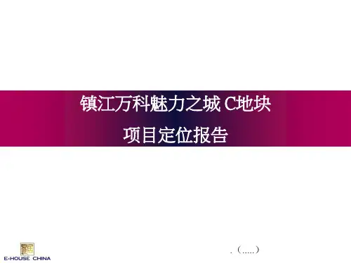 万科魅力之城房地产项目市场定位报告(ppt 114页)