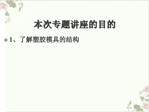 注塑模具结构图示PPT.