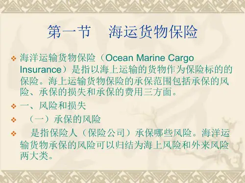 国际贸易实务5货物运输保险