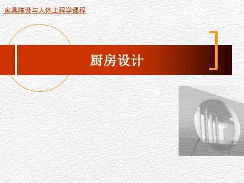 厨房的设计全稿ppt