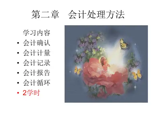 第二章会计确认计量、记录和报告ppt课件