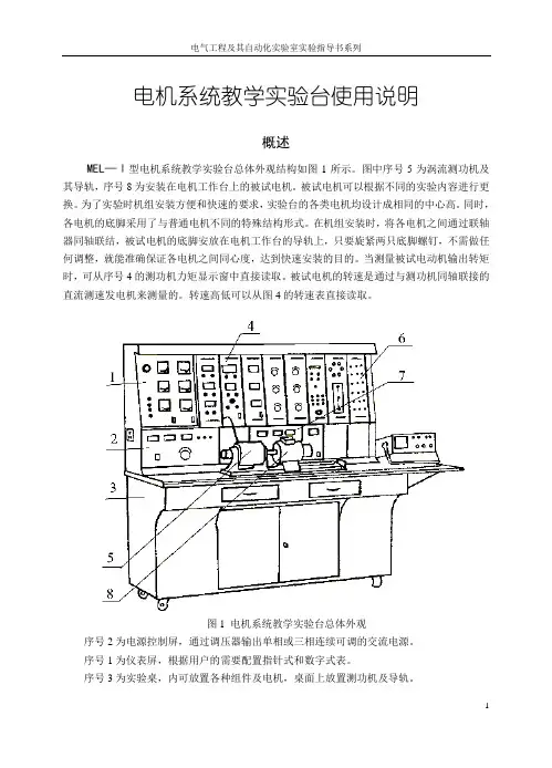 《电机与拖动基础》实验指导书