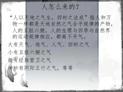 中医经络养生PowerPoint演示文稿