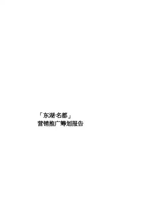 楼盘年度营销推广策划报告