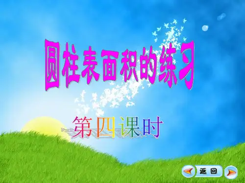 圆柱的表面积练习【优质】PPT文档