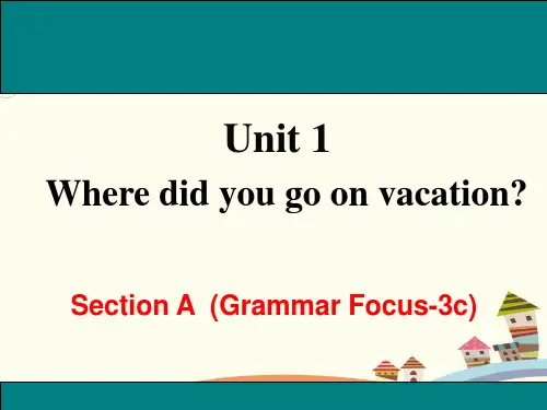 英语八年级上册Unit1Wheredidyougoonvacation[不定代词教学课件]