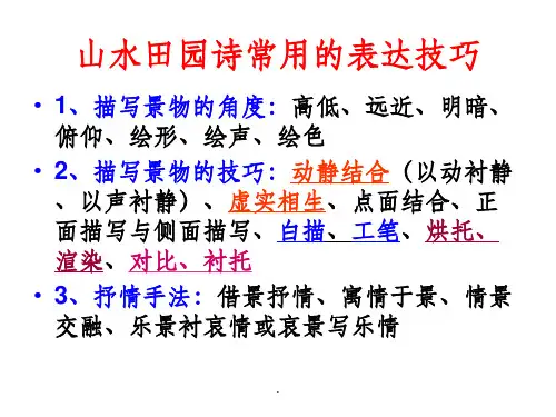 动静结合鉴赏ppt课件