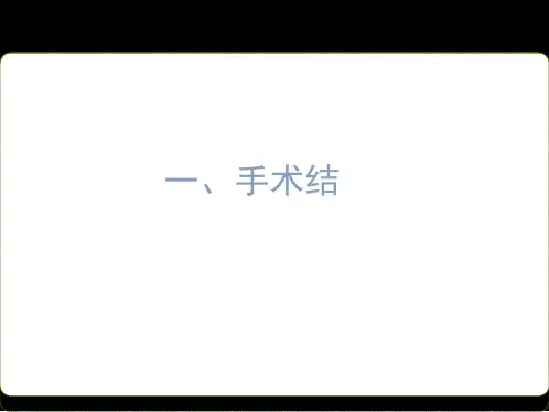 外科打结与缝合动画版