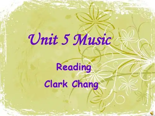 新人教版必修二Unit5-Reading定稿课件