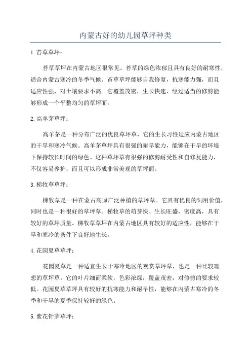内蒙古好的幼儿园草坪种类