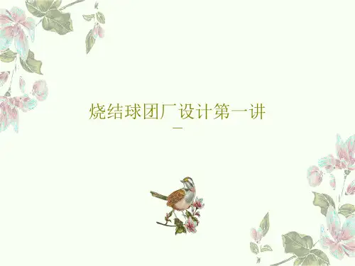 烧结球团厂设计第一讲35页PPT