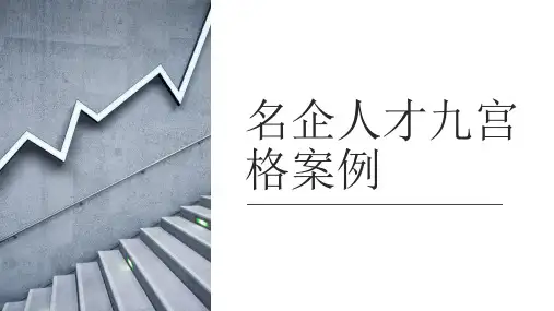 名企人才九宫格案例