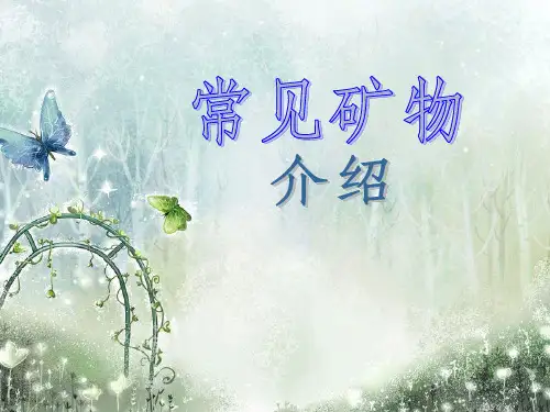 常见矿物介绍