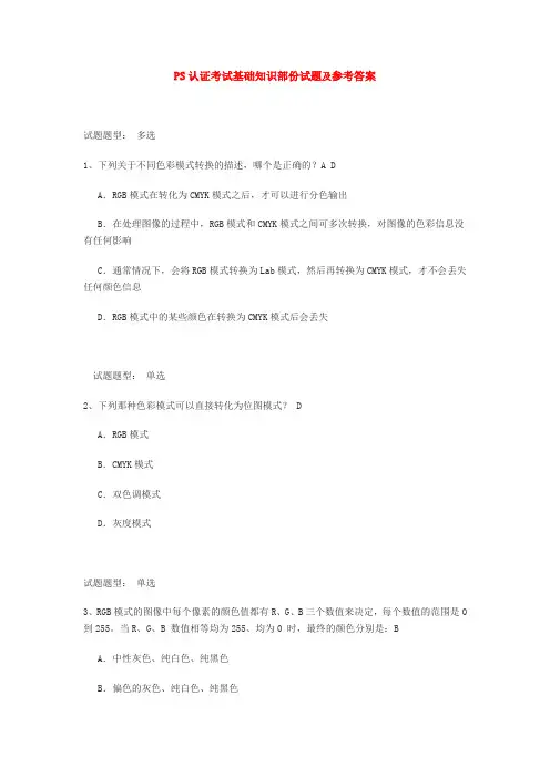 PS基础知识