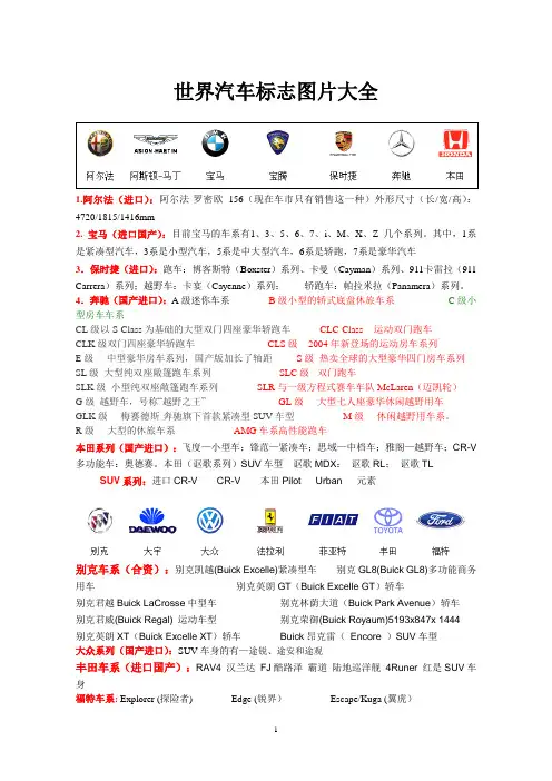 各类图标车系