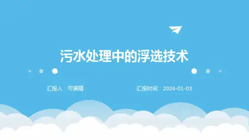 污水处理中的浮选技术