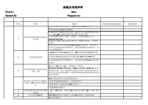 PCB评审表及Gerber文件生产资料规范v1[1]