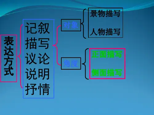 作文小技巧：侧面描写作文指导 (1)