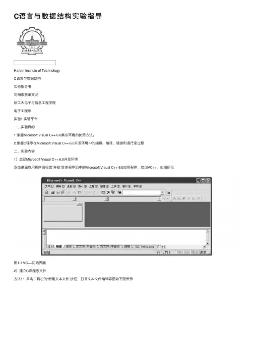 C语言与数据结构实验指导