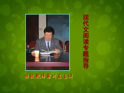 【最新】高中语文阅读专题指导课件