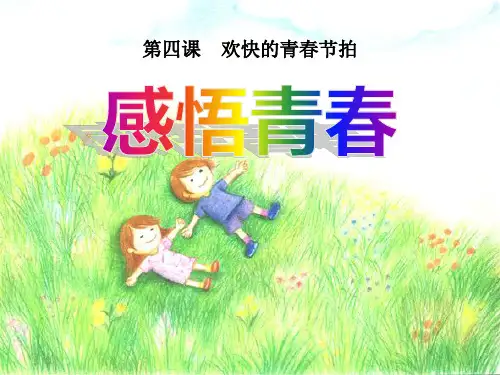人教版七年级思想品德上册《感悟青春》PPT课件(4篇)