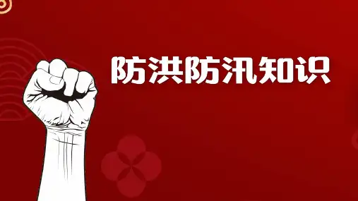 防洪防汛知识主题班会PPT课件