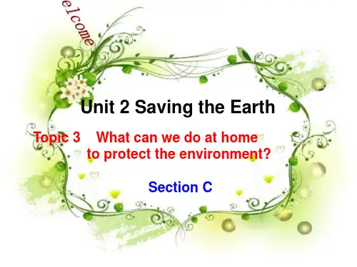 仁爱英语九年级上册Unit 2 Topic 2 SectionC (共27张PPT)