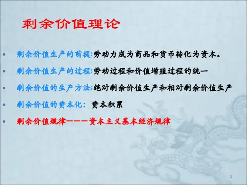 《剩余价值理论》PPT课件