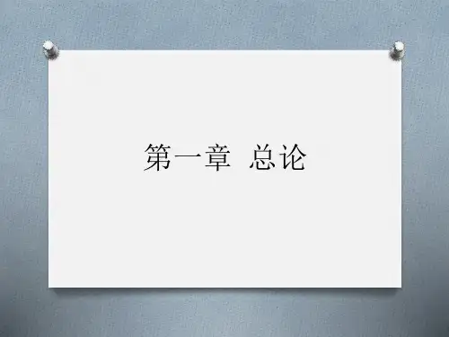 会计学原理第一章   总论